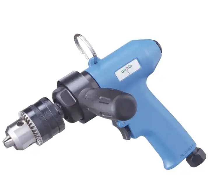 OP-601CG Aluminum Housing Low Counteraction Air Compact Drill Pneumatic Drill Gun