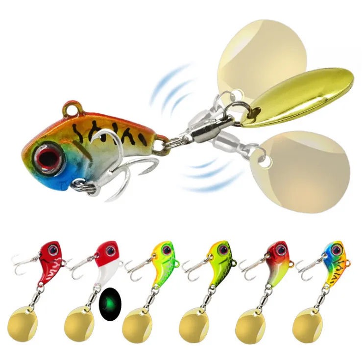 Hard Tail Spin VIB Saltwater Bait Swimbait Crankbait Fishing Lure