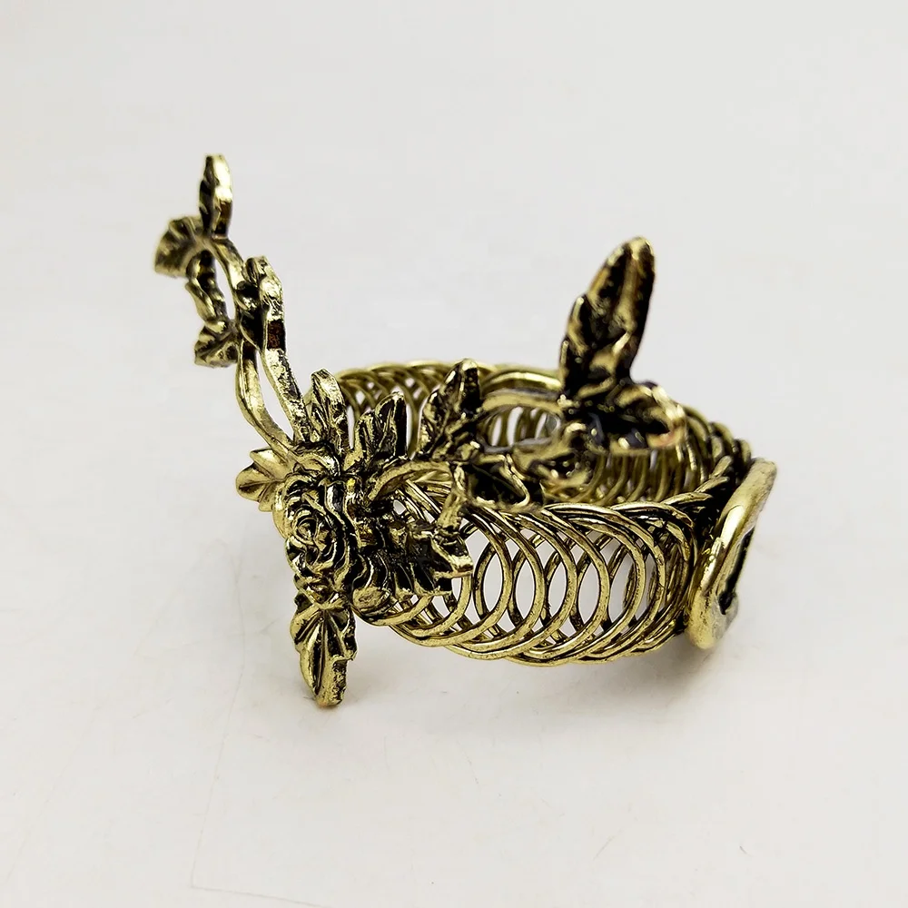 gold plated flower curtain buckles curtain clips