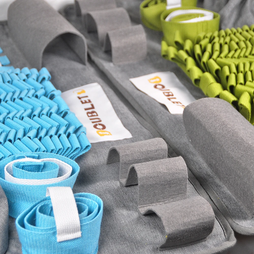 DOUBLETO Pet Activity Enrichment Dog Sniffing Mat Food Game Blanket Puzzle Carpet Nose Work Snuffle Mat for Dogs