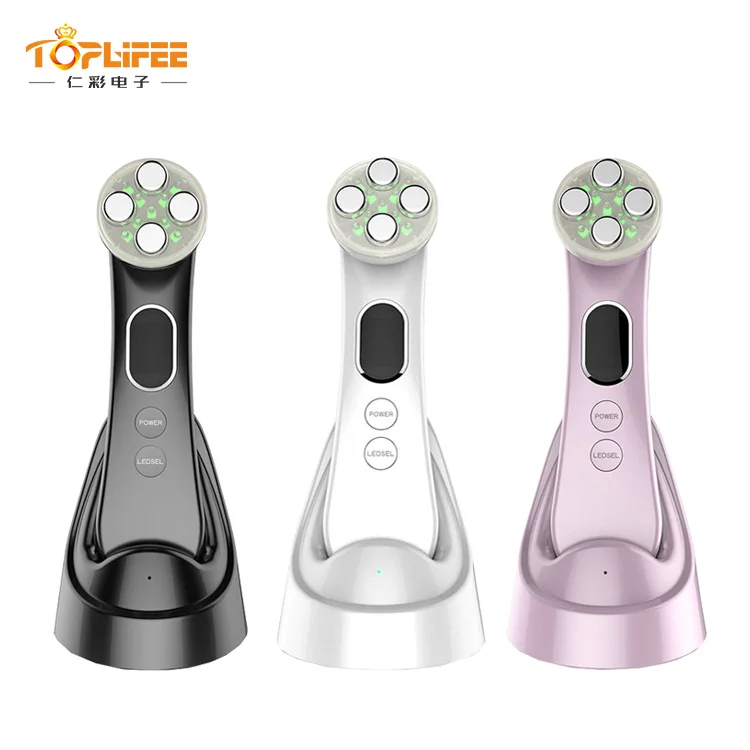 Personal use Anti- Wrinkle Mini Face Massager Ultrasonic EMS Skin care Beauty Device