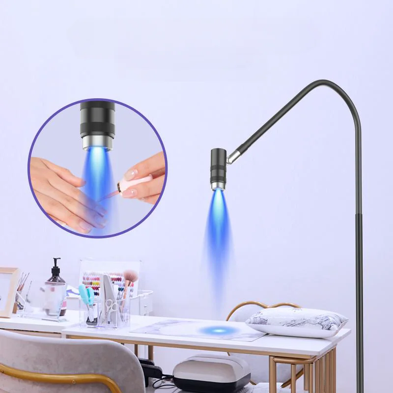 Wholesale Touch Control Power Adjustable Light spot UV Lash Light Professional Salon Floor Led UV Lamp for Nail