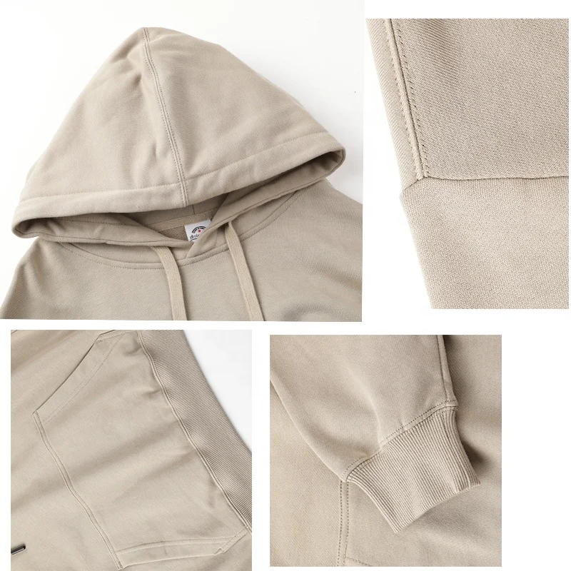 Custom Logo USA Size Unisex Cotton Men Oversized Polyester Sublimation Sweatshirt Blank Hoodies for Sublimation Printing