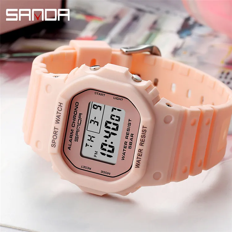 Sanda 293C  Style Digital Watch Men Waterproof Shock Ms Watch Sport Men Watches Boy Girl Electronic relogio masculino