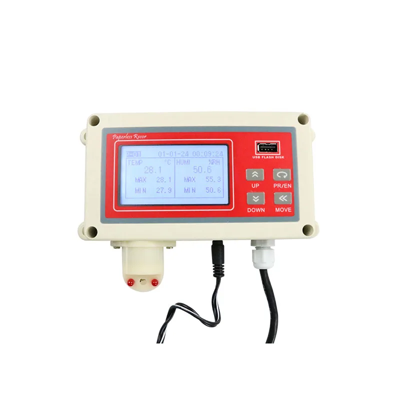 KH7202 industrial multi-channel RS485 USB paperless recorder temperature display temperature recorder data logger
