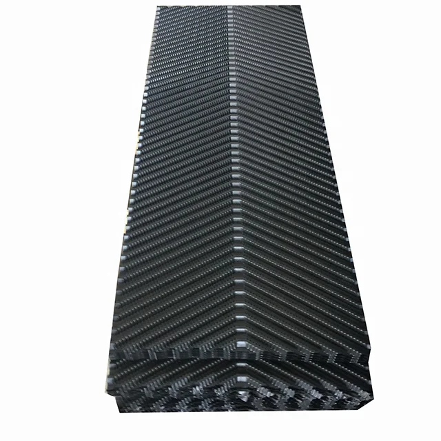 PVC fill for water cooling tower plastic honeycomb pvc infill media cooling tower pvc filler 610mm