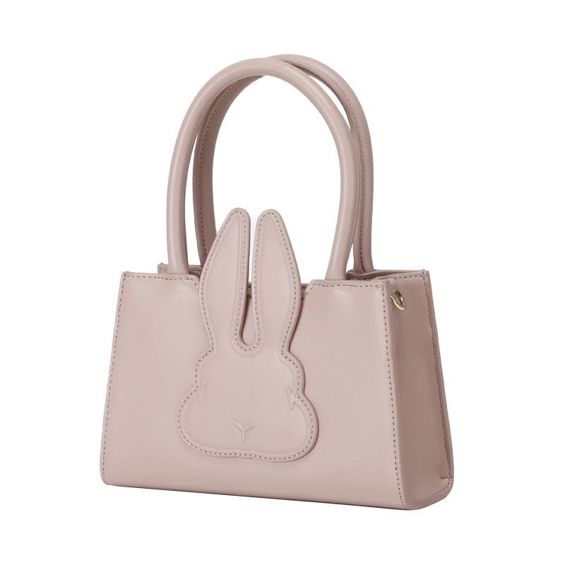 Rabbit Shape Design Handbag Fashion Ladies Crossbody PU Leather Ladies Shoulder Bag Customized Small Tote Multicolor Available