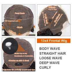 Joedir Cheap 13x4 Lace Front Wigs Glueless Swiss Lace Frontal Raw Indian Virgin Cuticle Aligned Straight Wave Human Hair Wigs