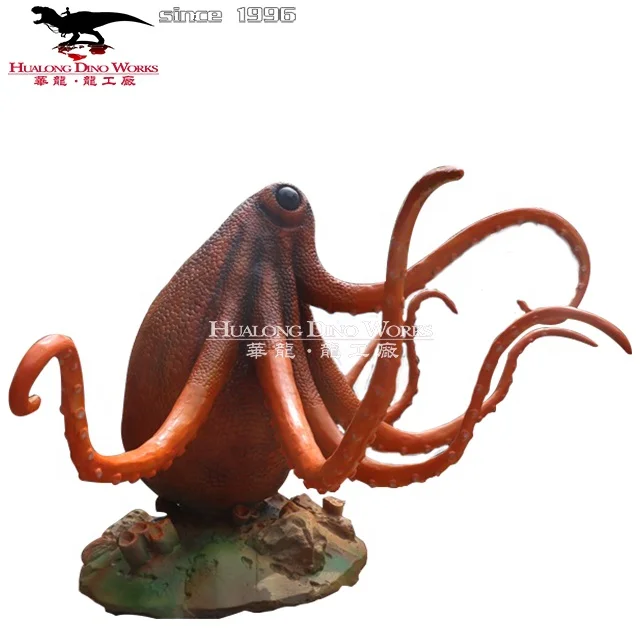 Deep Sea Octopus And Sea Marine Animals