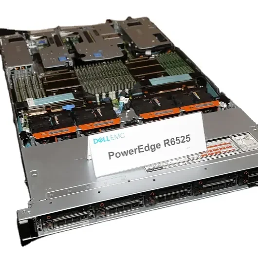 Dells R6525 dual way AMD server supports AMD 7002/7003 series CPU RTX3080 3090 graphics card GPU server