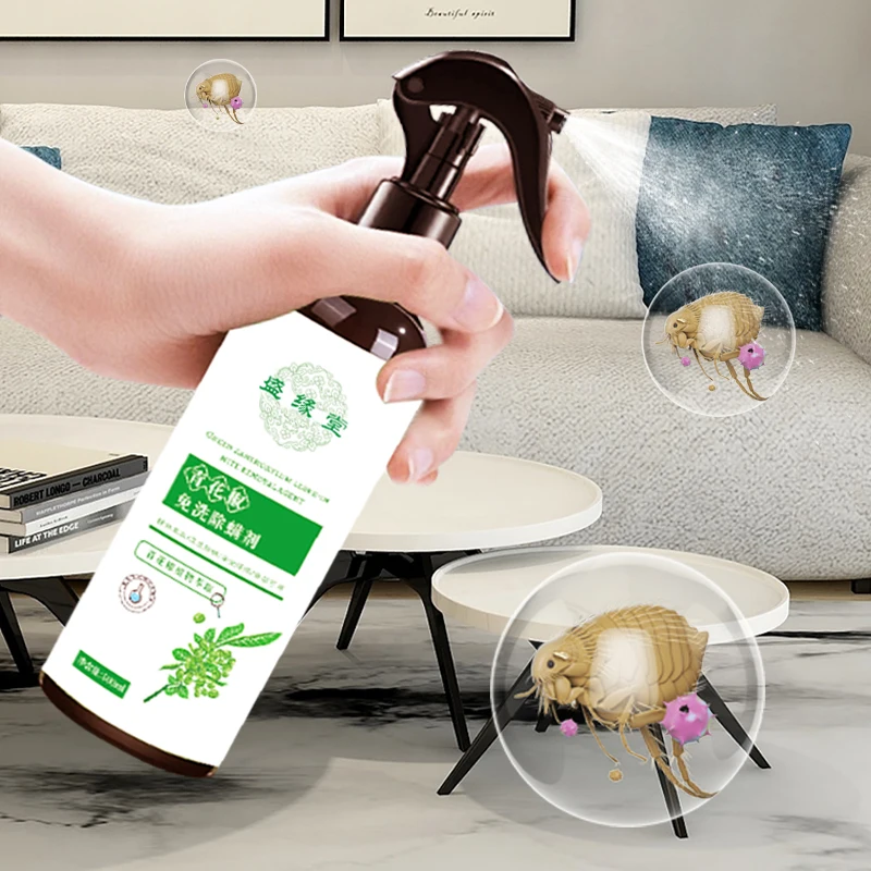 Bed Bug Mite cleansing Spray Home Beds Sofa Indoor Mite Dust Mite Spray Blanket Pillow ash