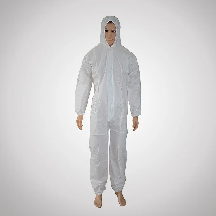 Xiantao factory High quality disposable sms/spp/microporous protective clothing coverall