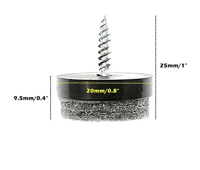 Аксессуары для мебели, винтовые Войлочные подкладки для ножек стула