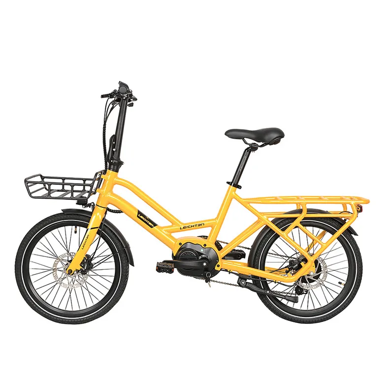 2021 Fast Food Pizza Delivery e Electric Cargo Bicycle Sales rear driver 250w/36v/9.6ah Electric Delivery Bike