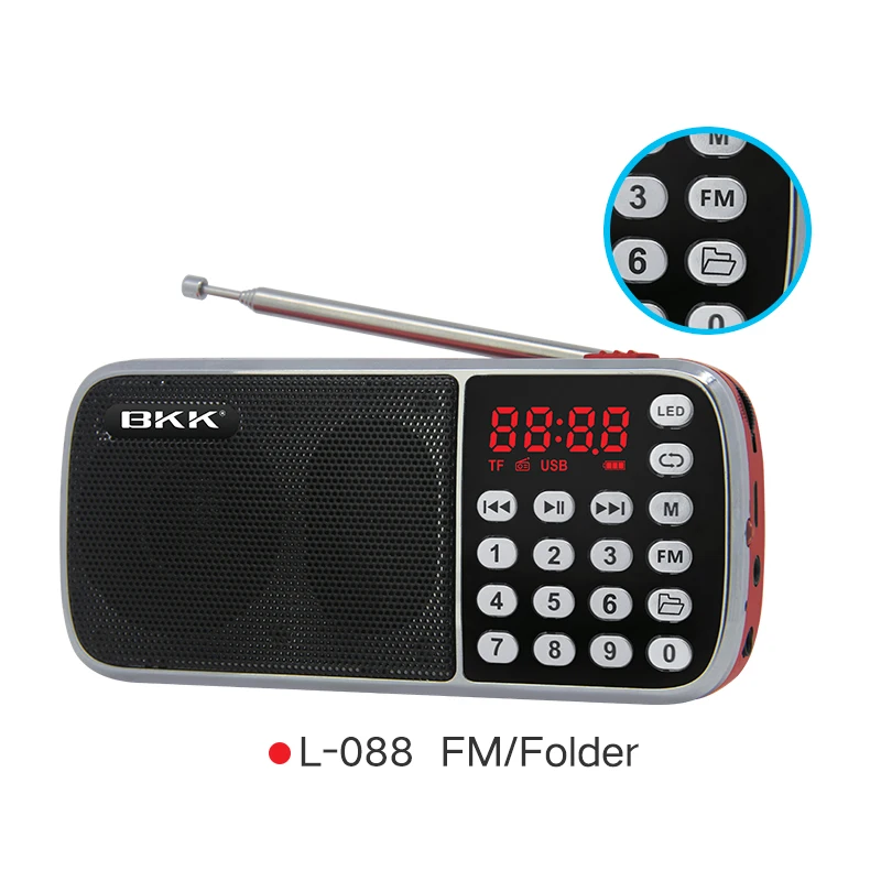 AM FM Music Player Portable Radio with bluetooth (L-088)