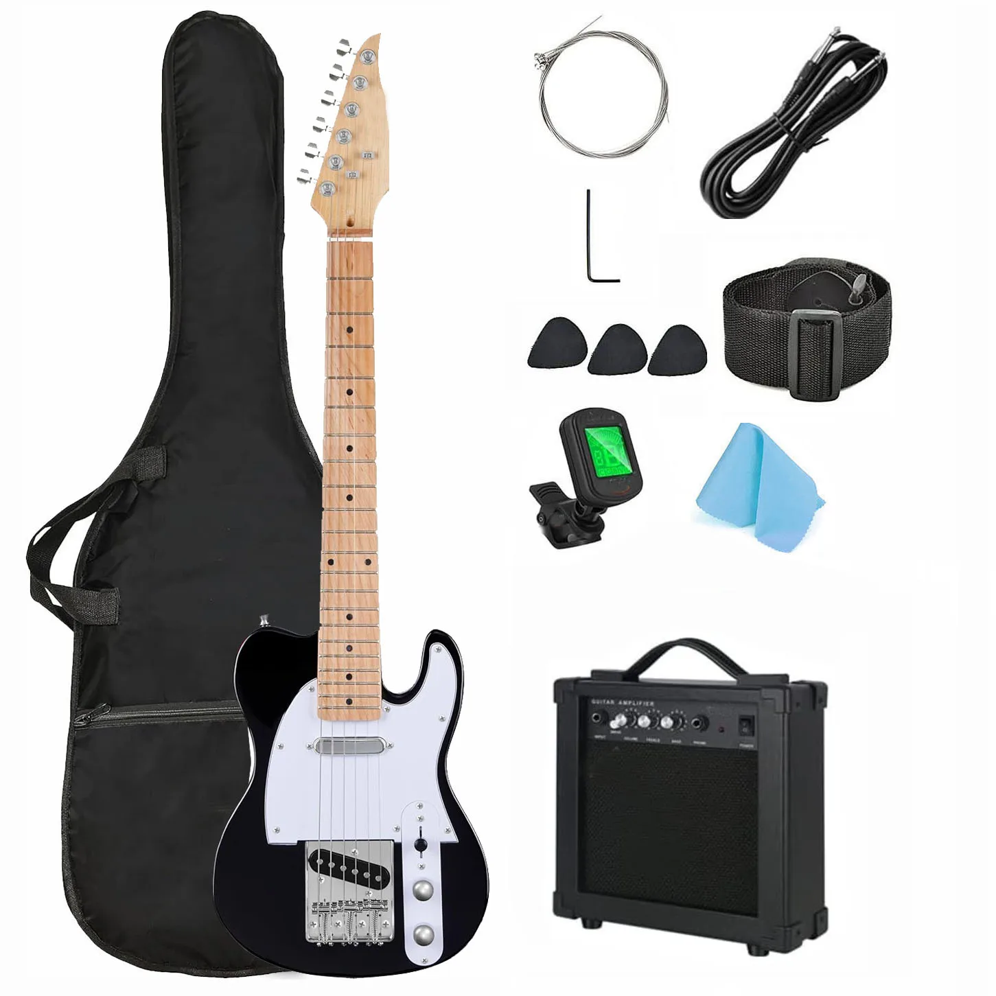 HOT GITARS Adult Electric Guitar and Amplifier 10W guitar kit/ guitar set for the beginner Wholesale