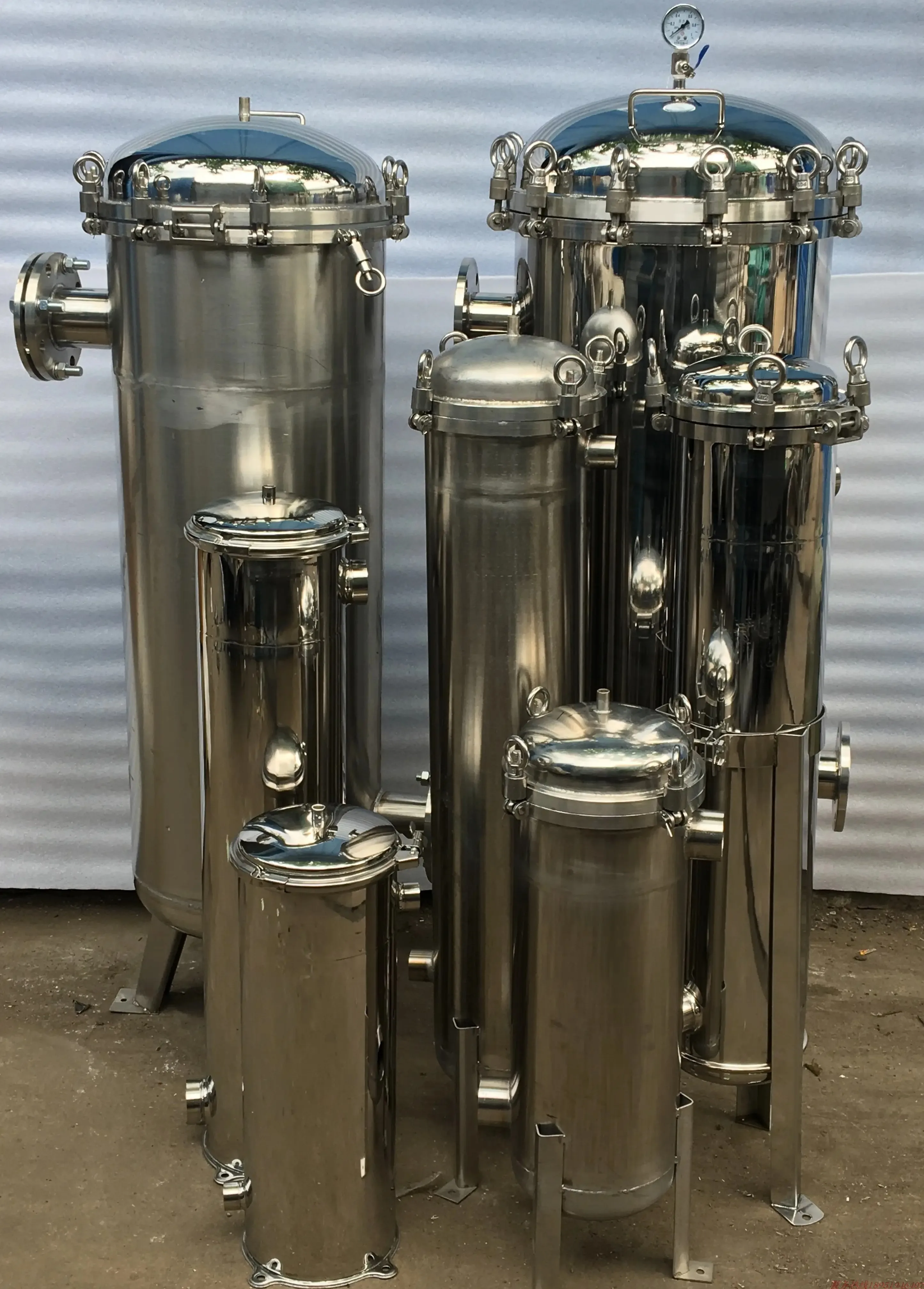 1 Micron 0.1 Micron Cartridge Water Filter Housing for Food Filtration System