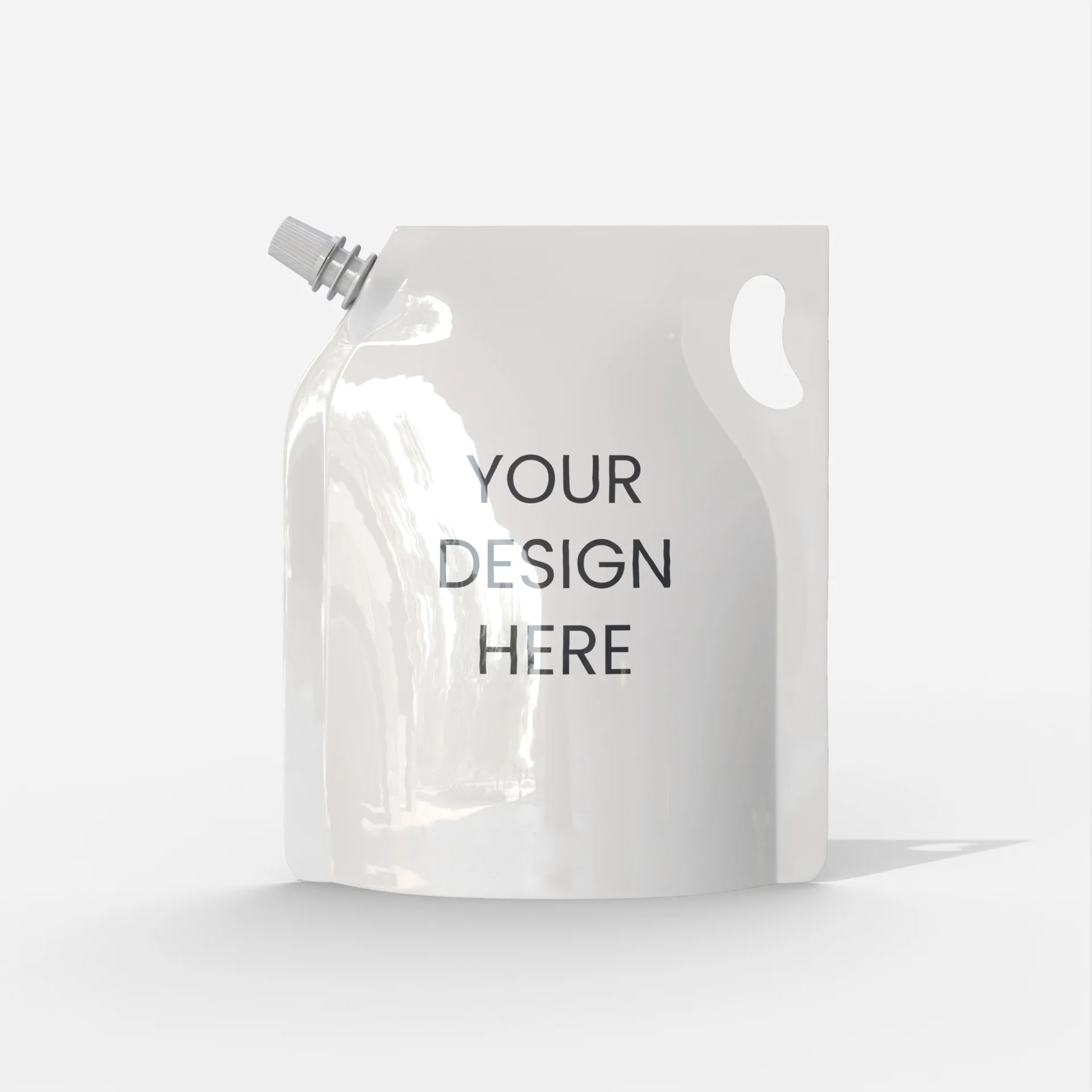 high quality stand up pouch and custom plastic bag spout top plastic packaging bag for food packaging