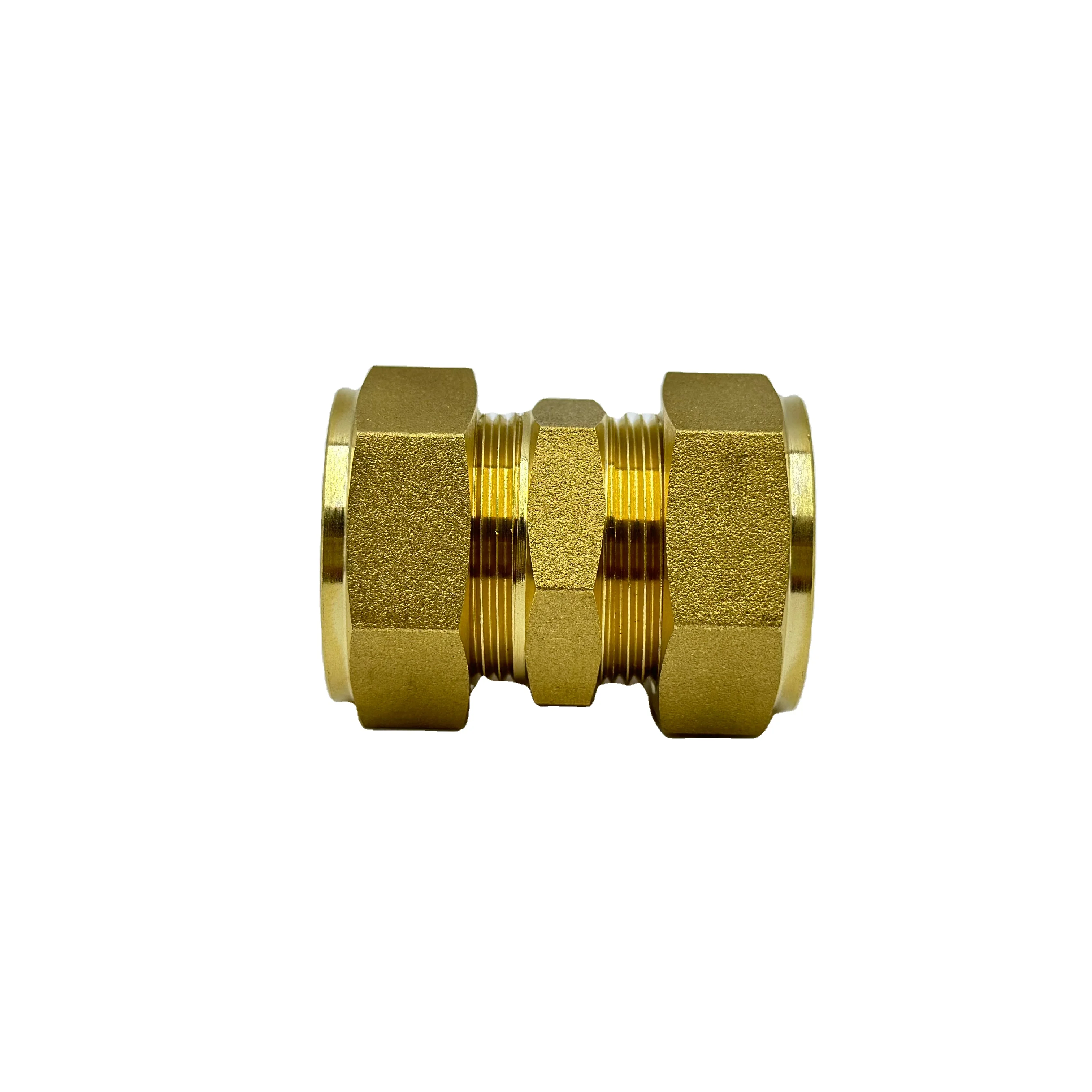 Solar Water Heater Fittings Brass Male Thread Double Ferrule Direct Brass Connector