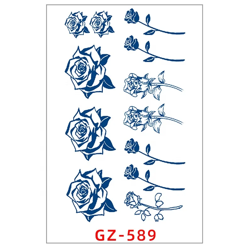 2022 New Pattern Custom 100% Plant-Based Last 15 days Realistic Matte Surface Juice Semi Permanent Temporary Tattoo Sticker