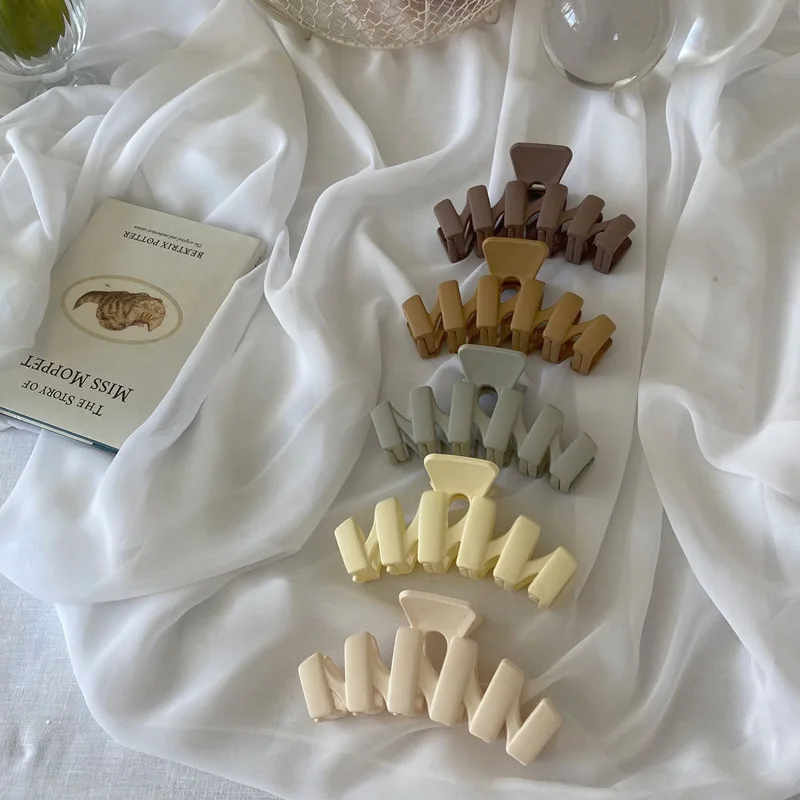  Модные Акриловые полые заколки JUHU с крестом morandi карамельных цветов универсальные для волос оптом женщин аксессуары