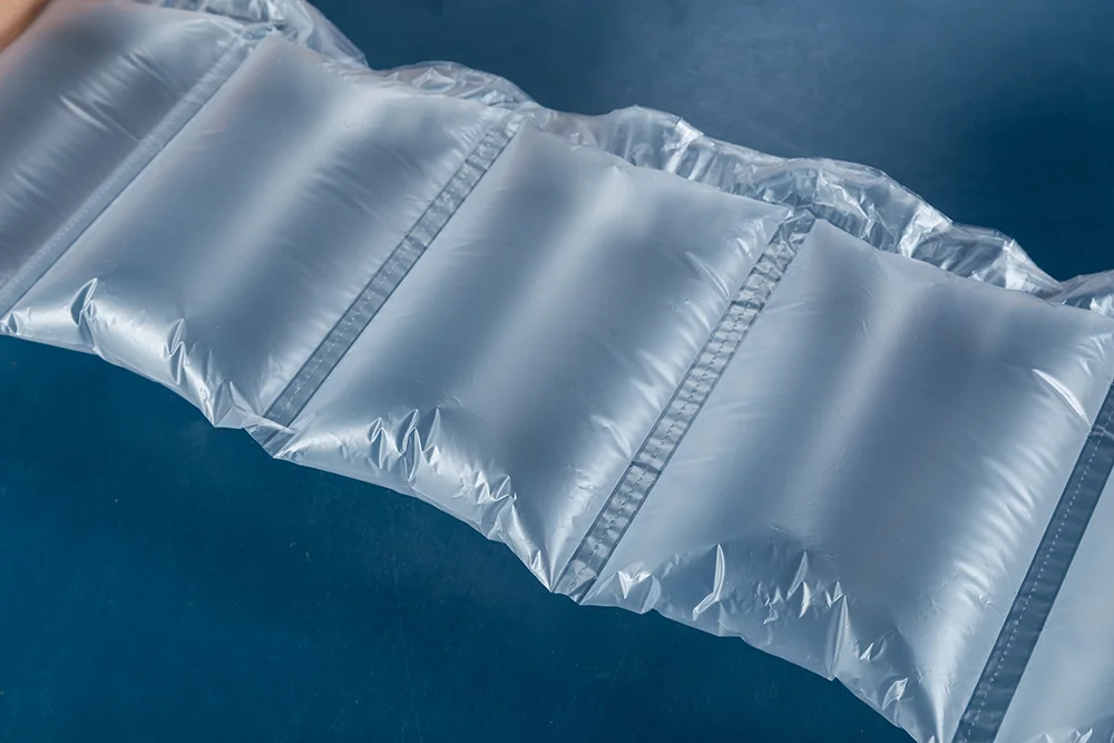 2024 Factory Direct Hot Bubble PO Roll Wrap Packing Film Buffer Cushion Protective Air Bag Inflatable Air Bag Column Cushion