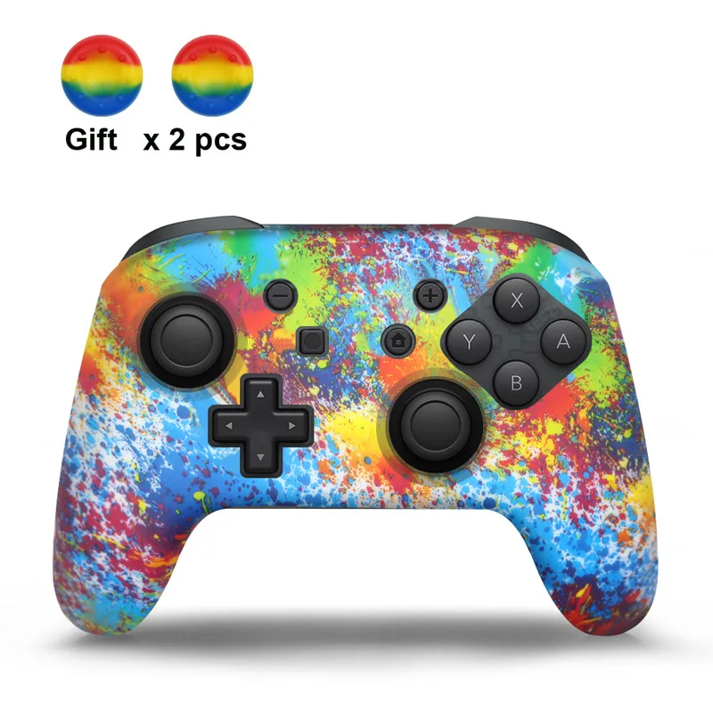 Switch PRO Controller Silicone Cover Protective Cover Water Transfer Printing Non-odor Non-slip Cover