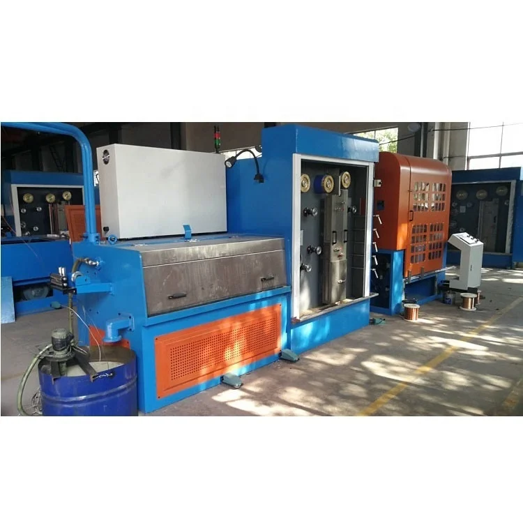 Машина для волочения тонкой проволоки с двумя