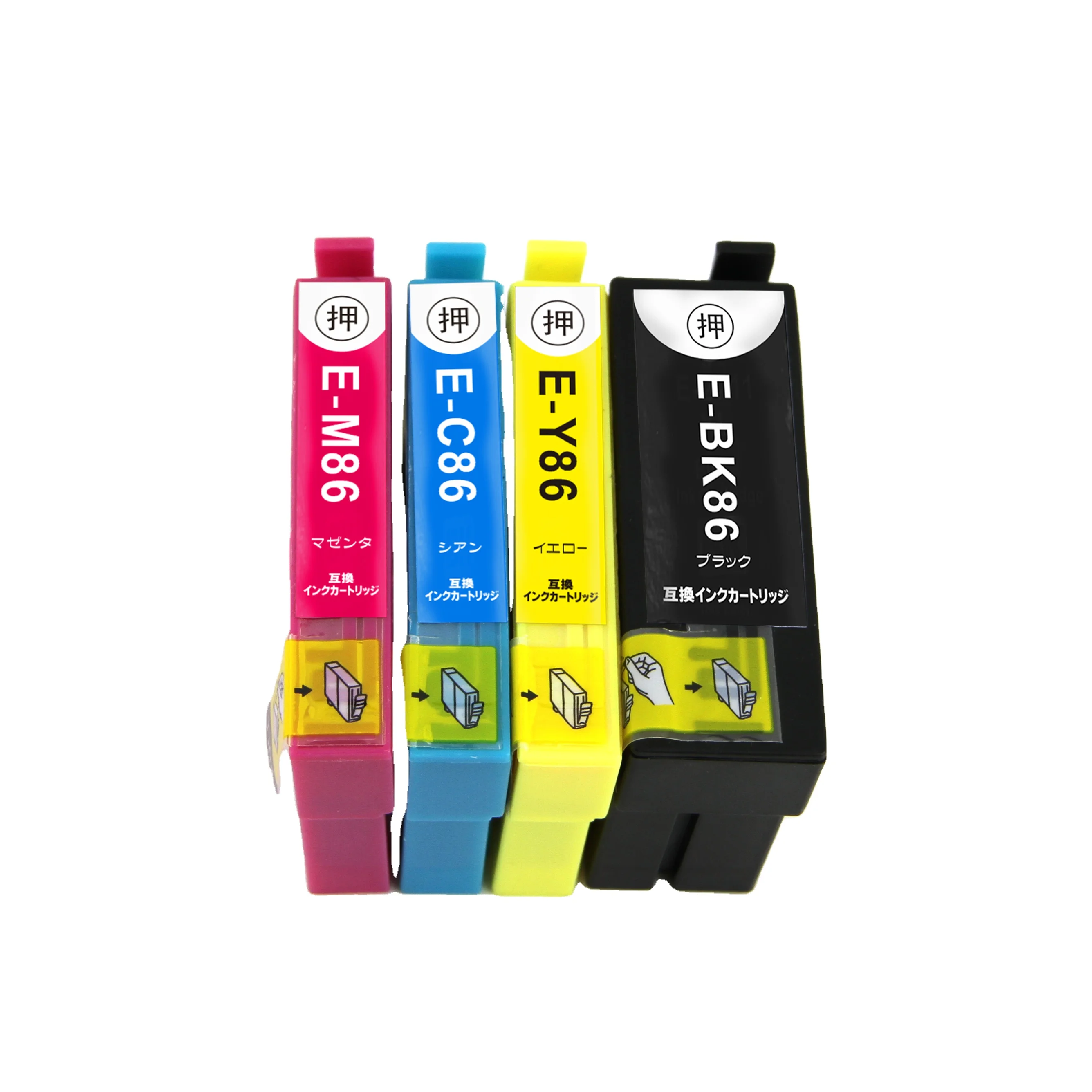 WEL-TRY  ICBK86 ICC86 ICM86 ICY86 IC4CL86 Premium Color Compatible Inkjet Ink Cartridge for Epson PX-M680F Printers
