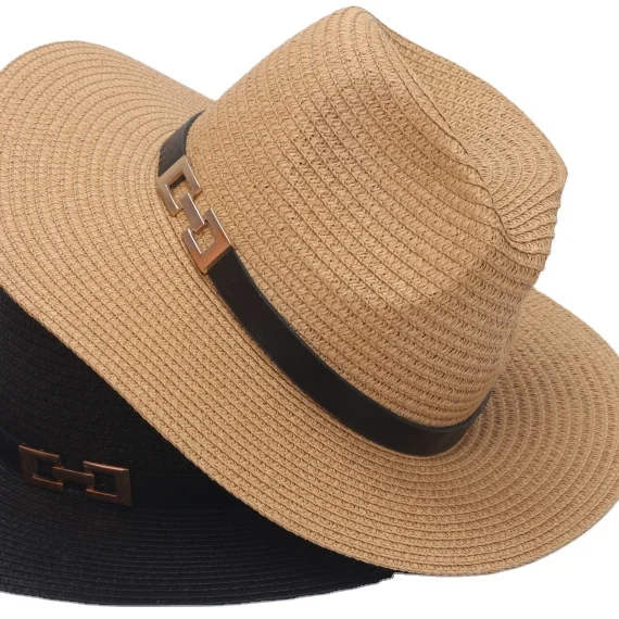 Manufacturer selling classic Panama high-quality paper breathable straw hats