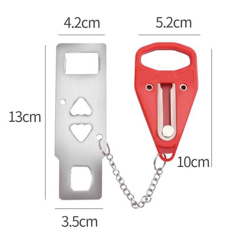 Portable Door Lock  anti theft multi point Home Security Door Locker Travel Lockdown Locks for Traveling Hotel