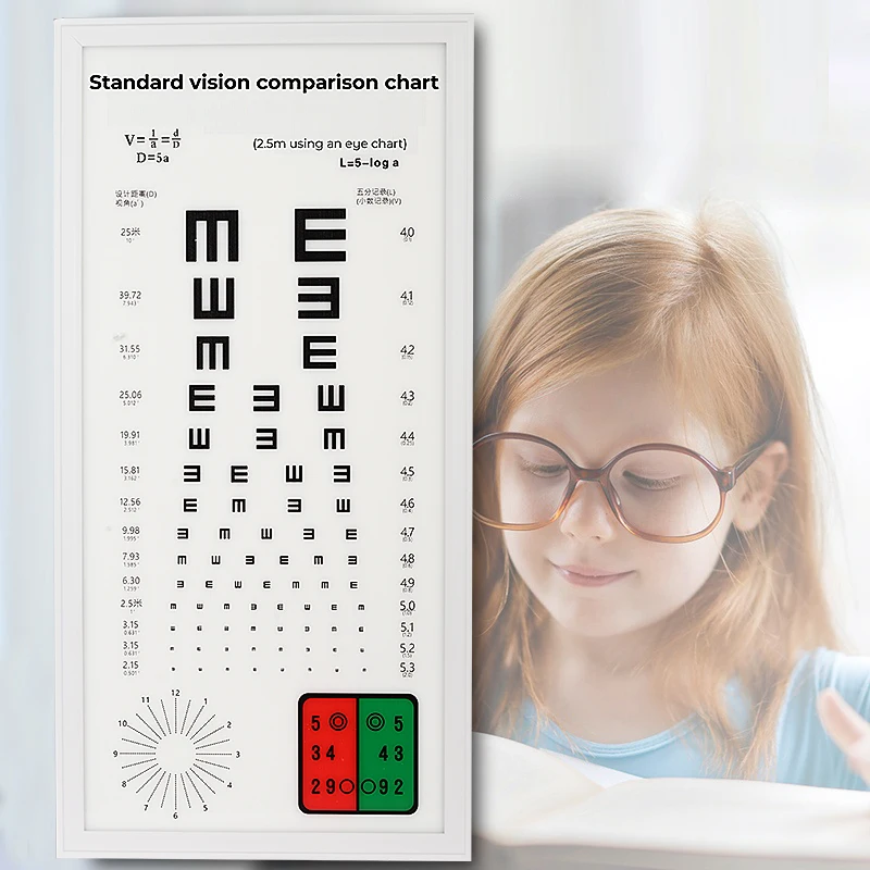 High Quality Aluminum Alloy Frame LED Eye Chart Light Box Led Visual Acuiti Chart Lcd Acuity Chart Distance For Visual Test