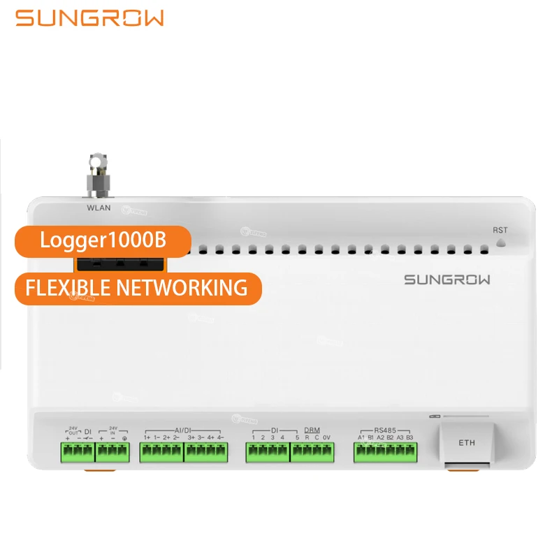 Sungrow гибридная Солнечная система с инвертором SH10RT SBR096 SBR128 батарея DTSU666-20 EV зарядное устройство AC011E-01 регистратор 1000B