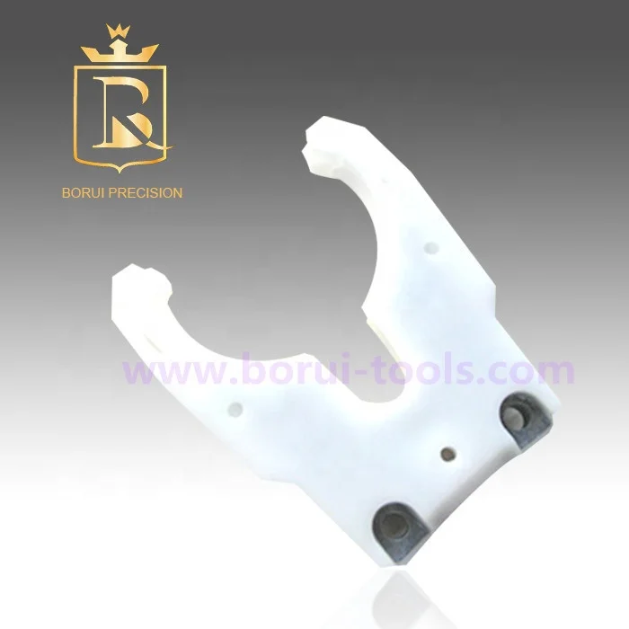 Automatic change 3 axis cnc machinery plastic tool holder fork for atc hsk63f