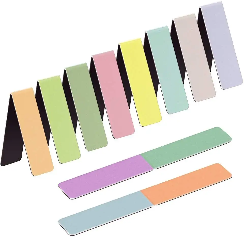 Customize paper printing PVC waterproof magnetic bookmark factory