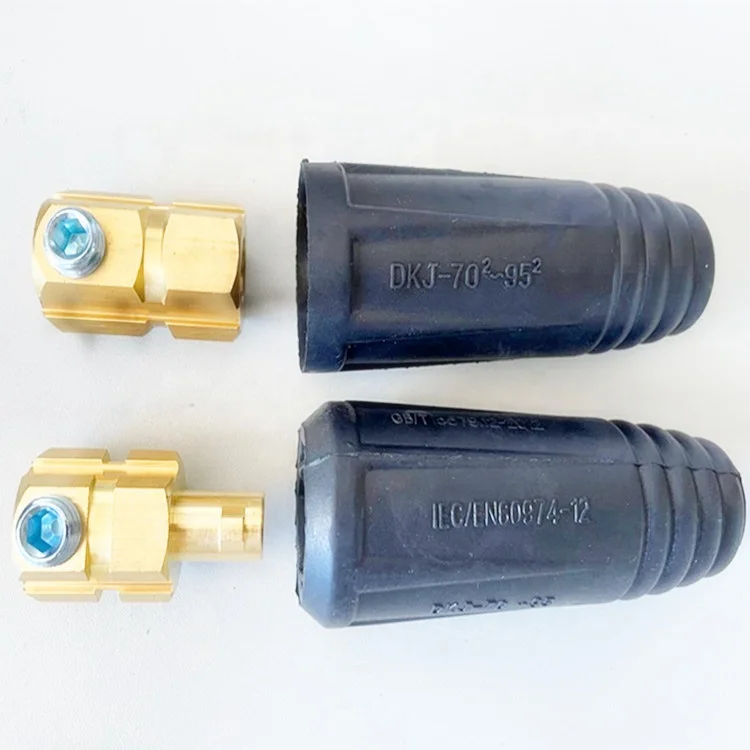 CE, RoHS Certificate Red and Black Welding Cable Joint DKL70-95