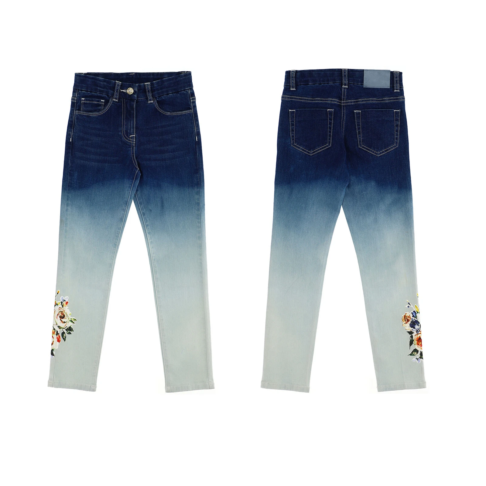  New Promotion Hot Popular Top Sale 3A Qualified Design Children Wholesale Fashion Designer Girls Jeans