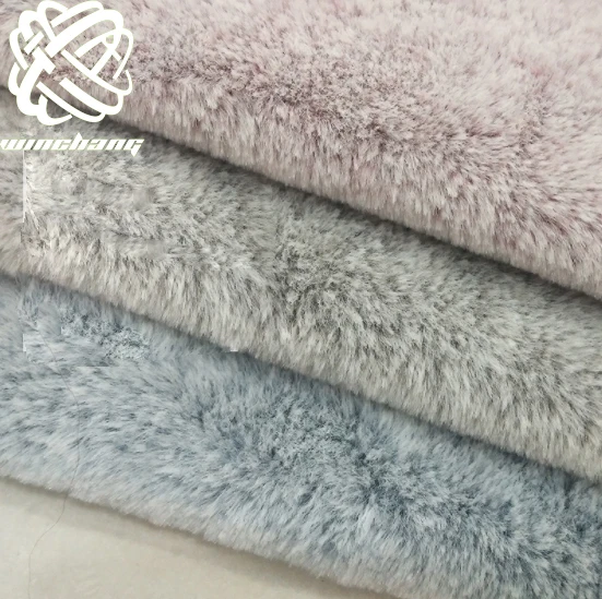 Factory  High Quality Color Faux Rabbit Fur Fabric Plush For Garment Toy Bag Shoes