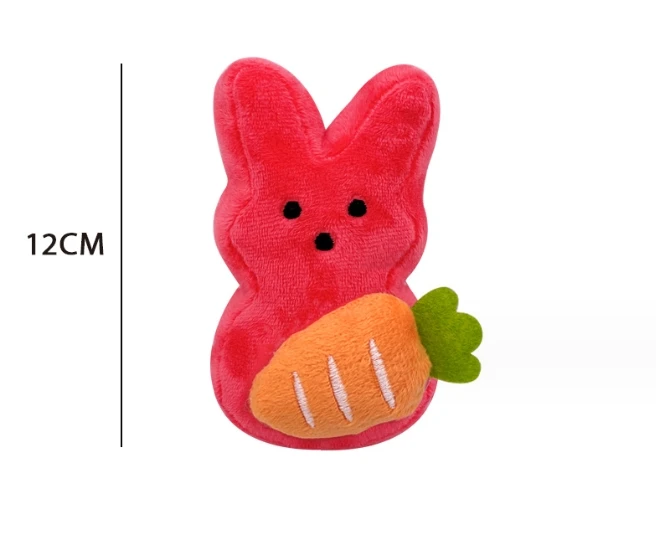 easter plush peeps bad bunny plush toys with radish kids gift easter toys 2024