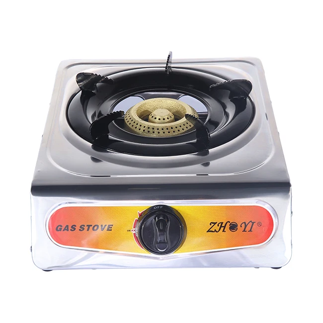 
cast iron single burner stainless steel butane portable camping gas stove 