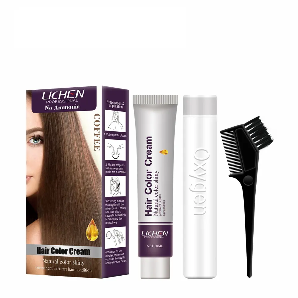 Органическая Перманентная фиолетовая краска для волос розовая