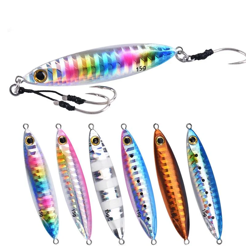 ALLBLUE 15g SLOWER WIDE Shore Casting Slow Pitch Metal Fishing Jigs