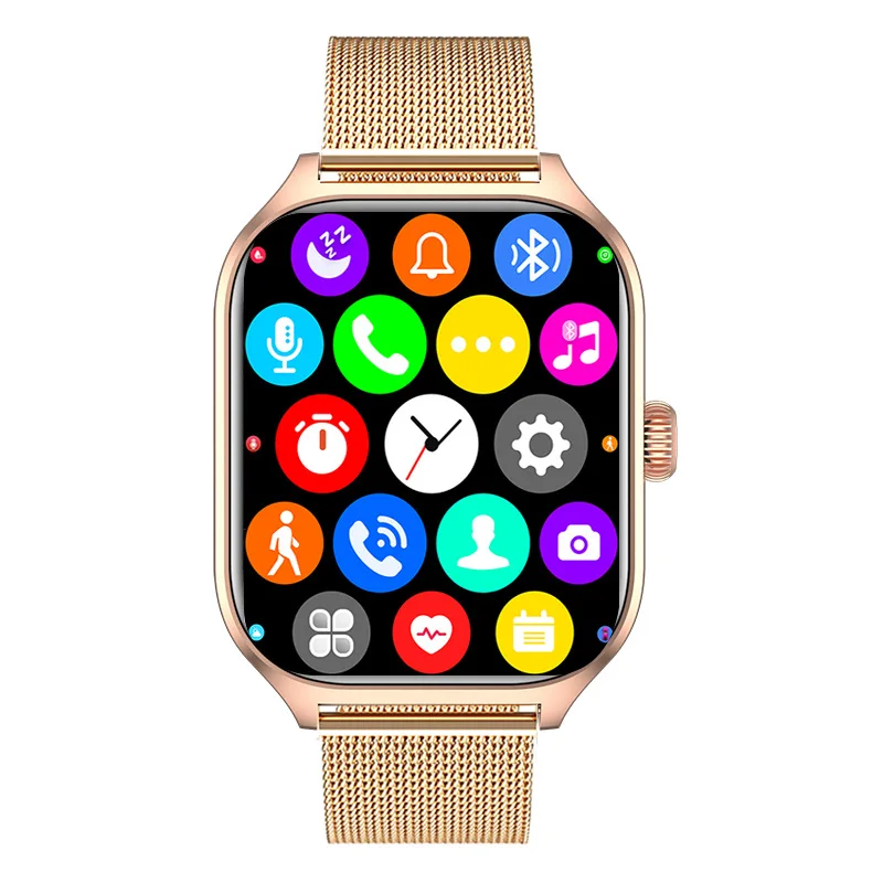 Waterproof Smartwatch with Exercise Blood Pressure and Temperature Monitoring Calorie Monitoring Features  automatic watch