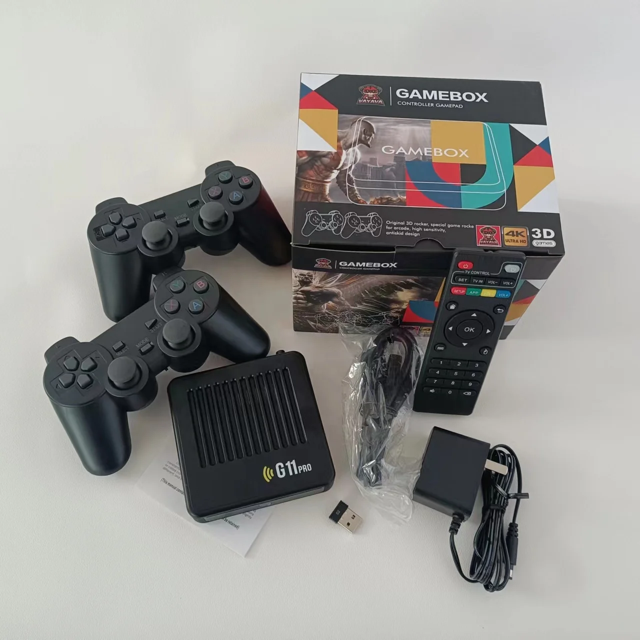 Wholesale G11 pro video console 4K HD Output TV Gaming Magic Super Game Box Plus Video Game Console 30000 Games Gamebox