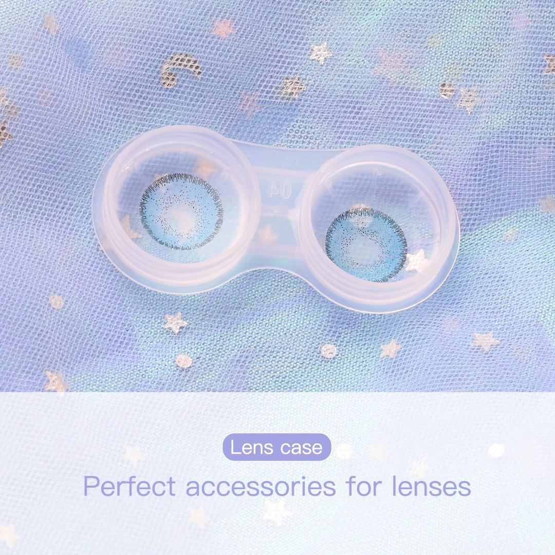 Free shipping Contact lenses case eye lens tweezers set contact lens solution lentilles de contact en gros kit complet