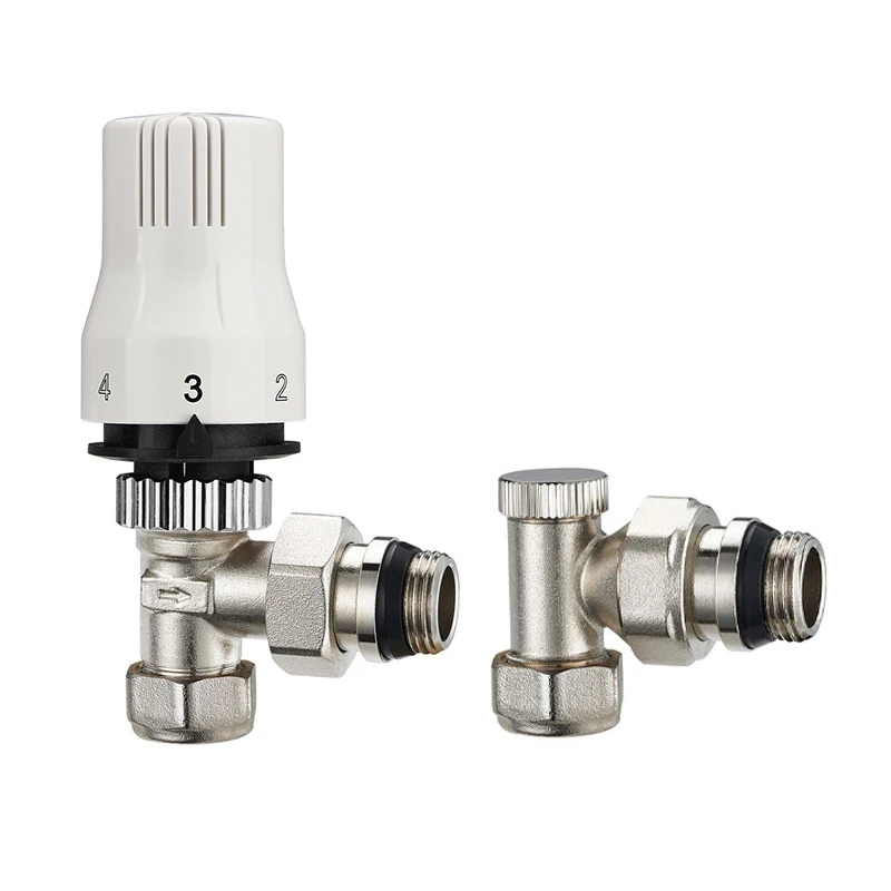Threaded self-sealing waterproof angel floor heating pex radiator valve
