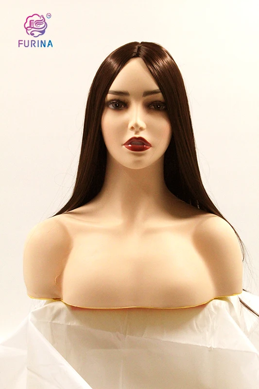 Furina Fashion beauty  parrucca hot cosplay supplier cheap high temperature fiber synthetic hair middle part long wigs