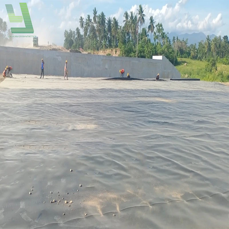 Геомембранный лайнер из полиэтилена hdpe ASTM GM13 стандарт 0 2 мм-3 мм HDPE LDPE ПВХ EPDM водонепроницаемая геомембрана для фермерского бассейна пруда