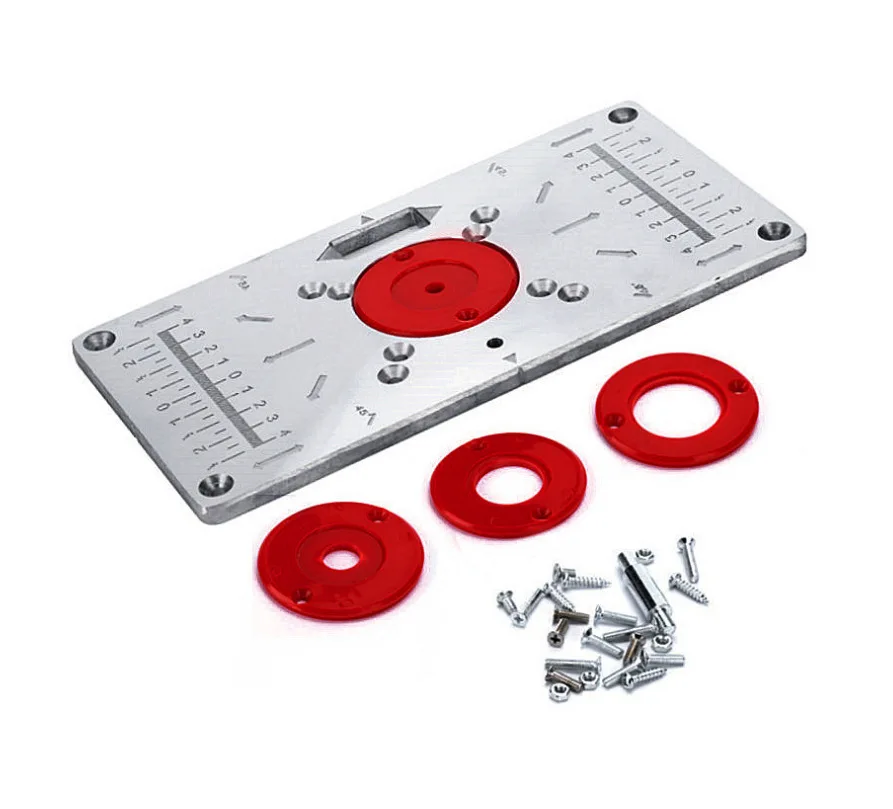woodworking trimming flip plate woodworking tools milling guide table chamfering board mounting table