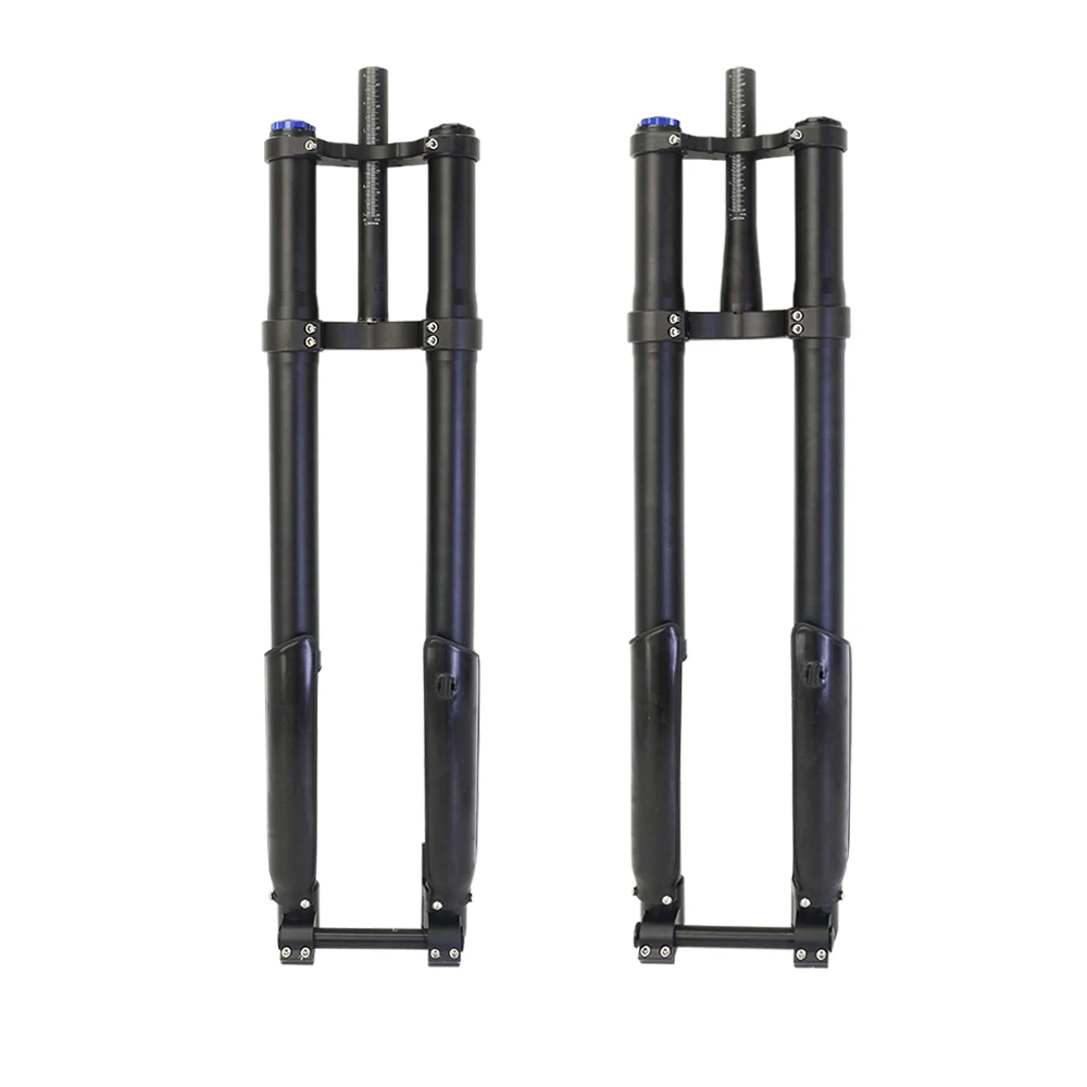 AKANTOR Bicycle Fork 27.5 29 MTB Double Shoulder Barrel Shaft Shock Absorber Spinal Canal Inverted Fork Cycle Air Fork